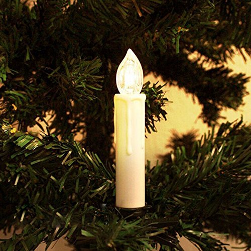 HJ®, candele a LED RGB, catena di luci di Natale