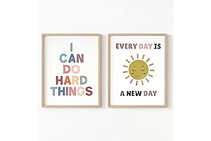 Positive Affirmation Prints for Kids Playroom Decor