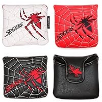 スパイダー パター ヘッドカバー付き Amazon.co.jp: mytag ゴルフマレットパターヘッドカバー