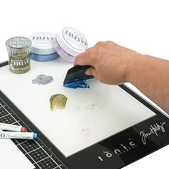 風太Tim Holtz Tonic ガラスマットGlassMediaMat Tim Holtz - Glass Surface Media Mat - Right Handed - 1914eUS