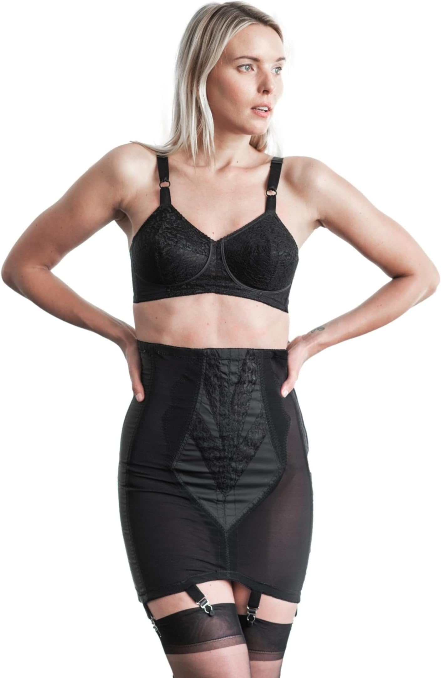 Rago 1294 | Open Bottom Girdle Extra Firm Shaping | Sizes Mโ8X | Zipper + Hook Closure | Classic Vintage Control | USA MADE