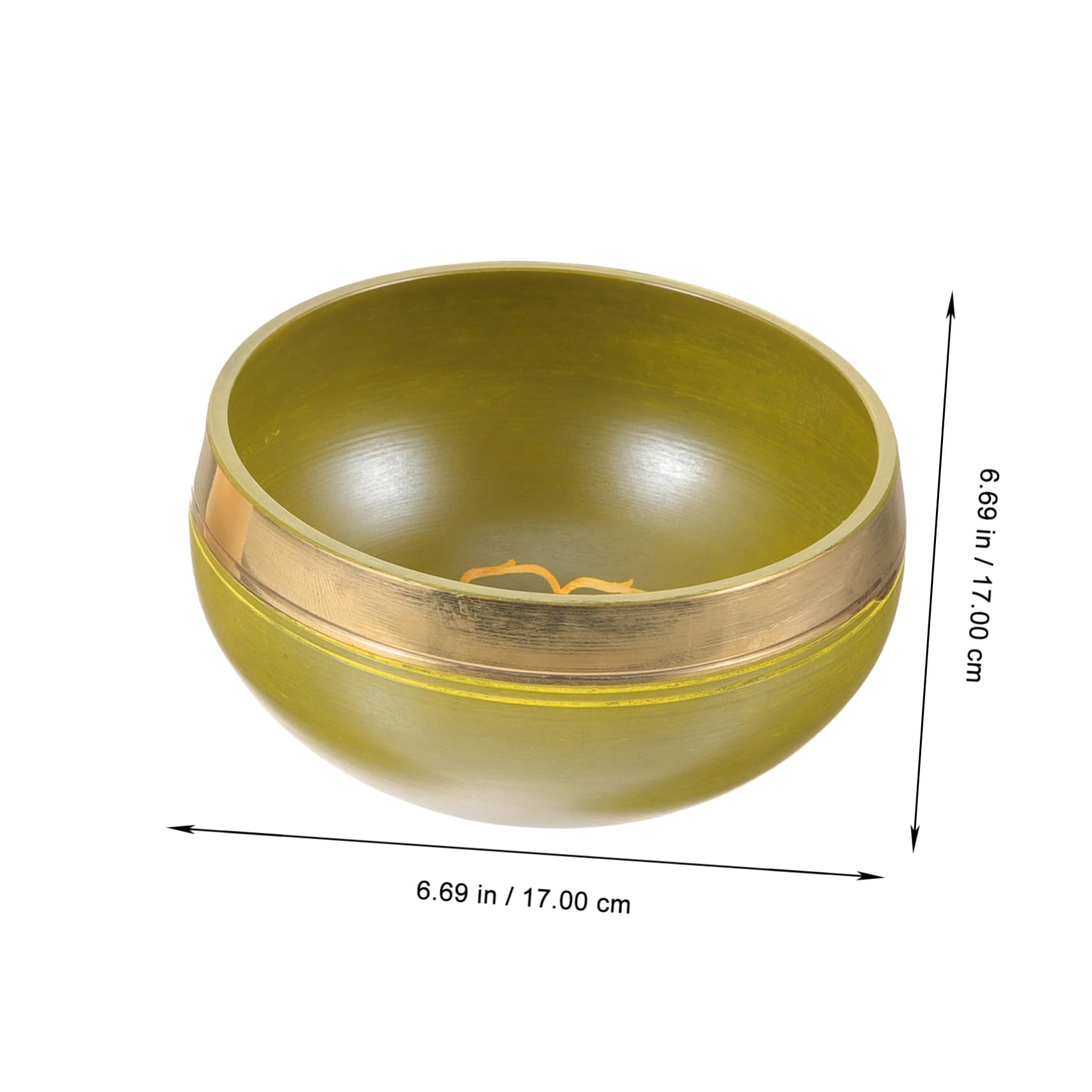 CORHAD 1Set Meditation Singing Bowl Unique Decorative Bowl for Yoga Relaxation with Mallet for Serene Sound Calm Atmosphere