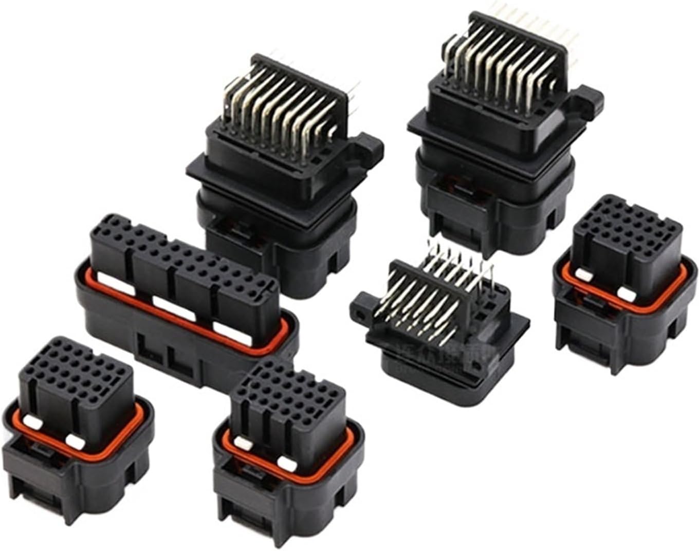 1Pcs 6437288-2 26 34 60 Core Domestic AMP Automotive Connector Waterproof 3-1437290-1 26pin 34P 60Pin 2-6447232-3 6473711-1 Slot(2-6447232-4 34P 4slo)
