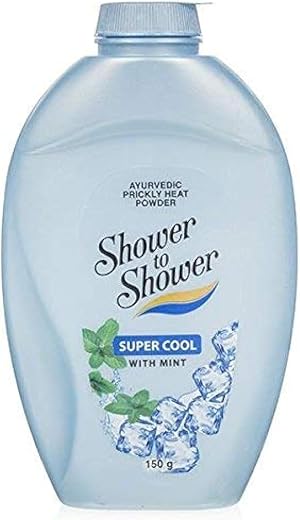 Shower To Shower Prickly Heat Powder, Mint,Pack of 150g