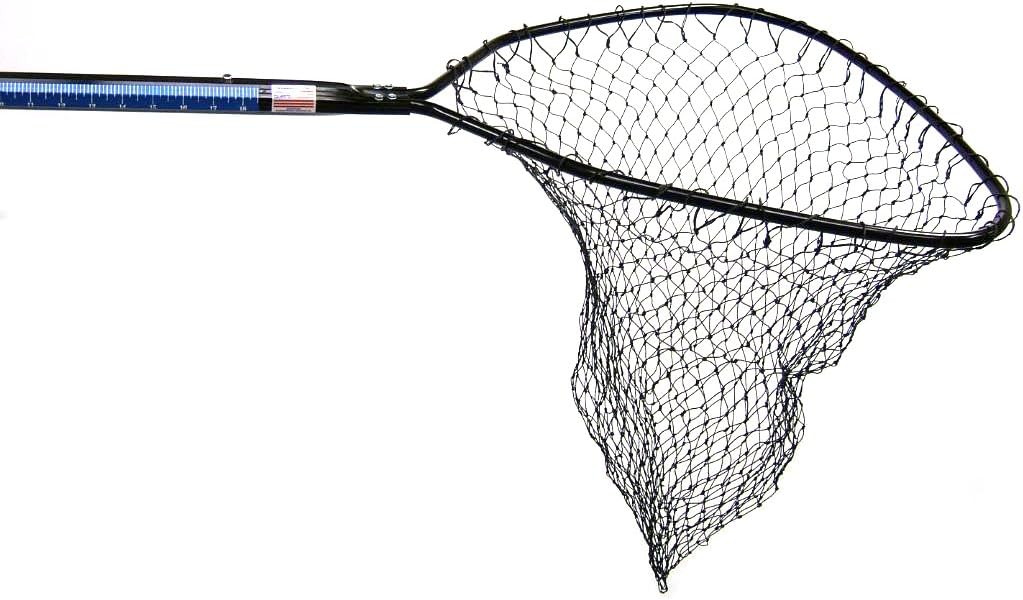 Ranger Ranger Ruler Telescopic Octagon Handle Landing Net (30-Inch Handle, 22 x 20-Inch Hoop, 30-Inch Net Depth)