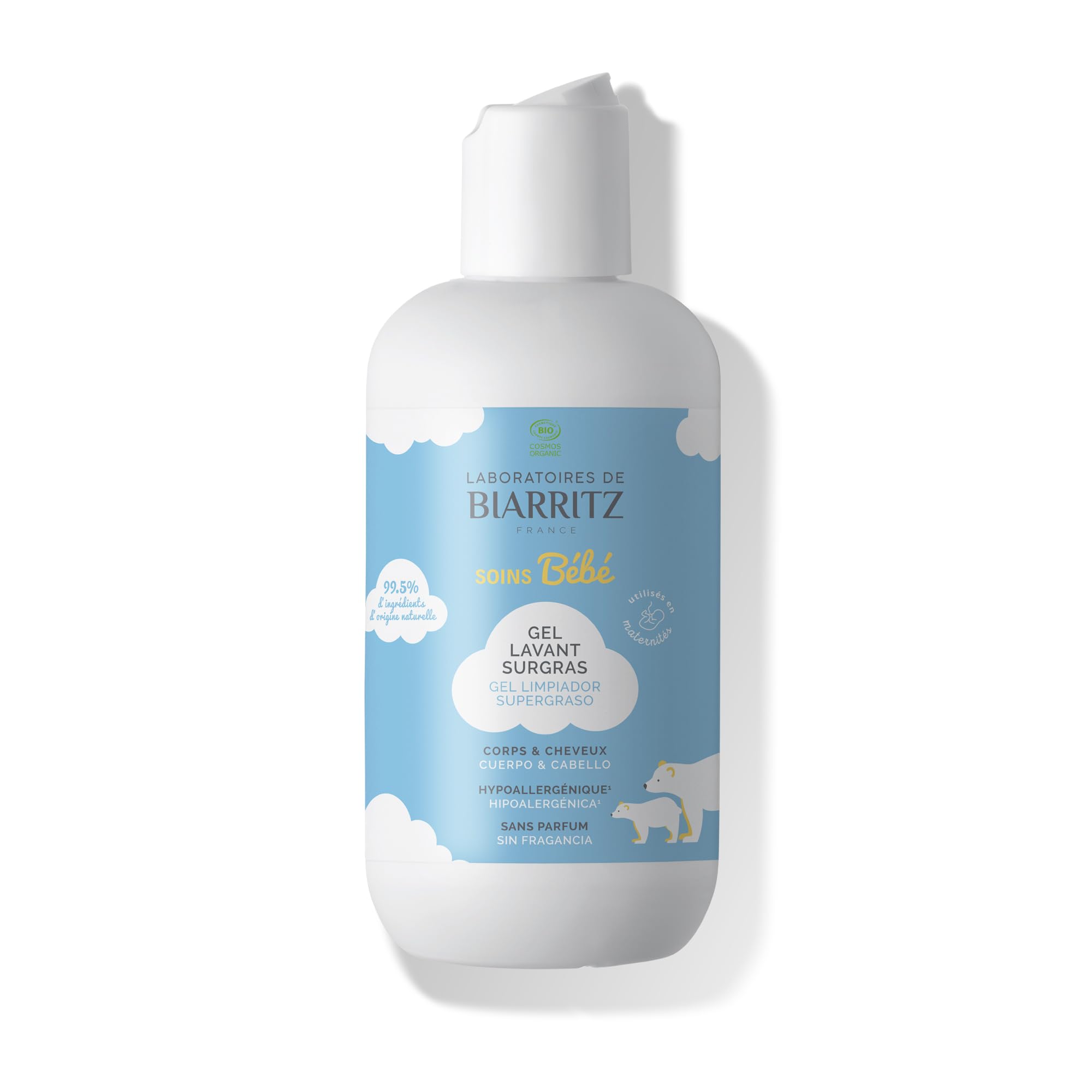 Laboratoires de Biarritz Superfatted Clansing Gel Organic 200ml