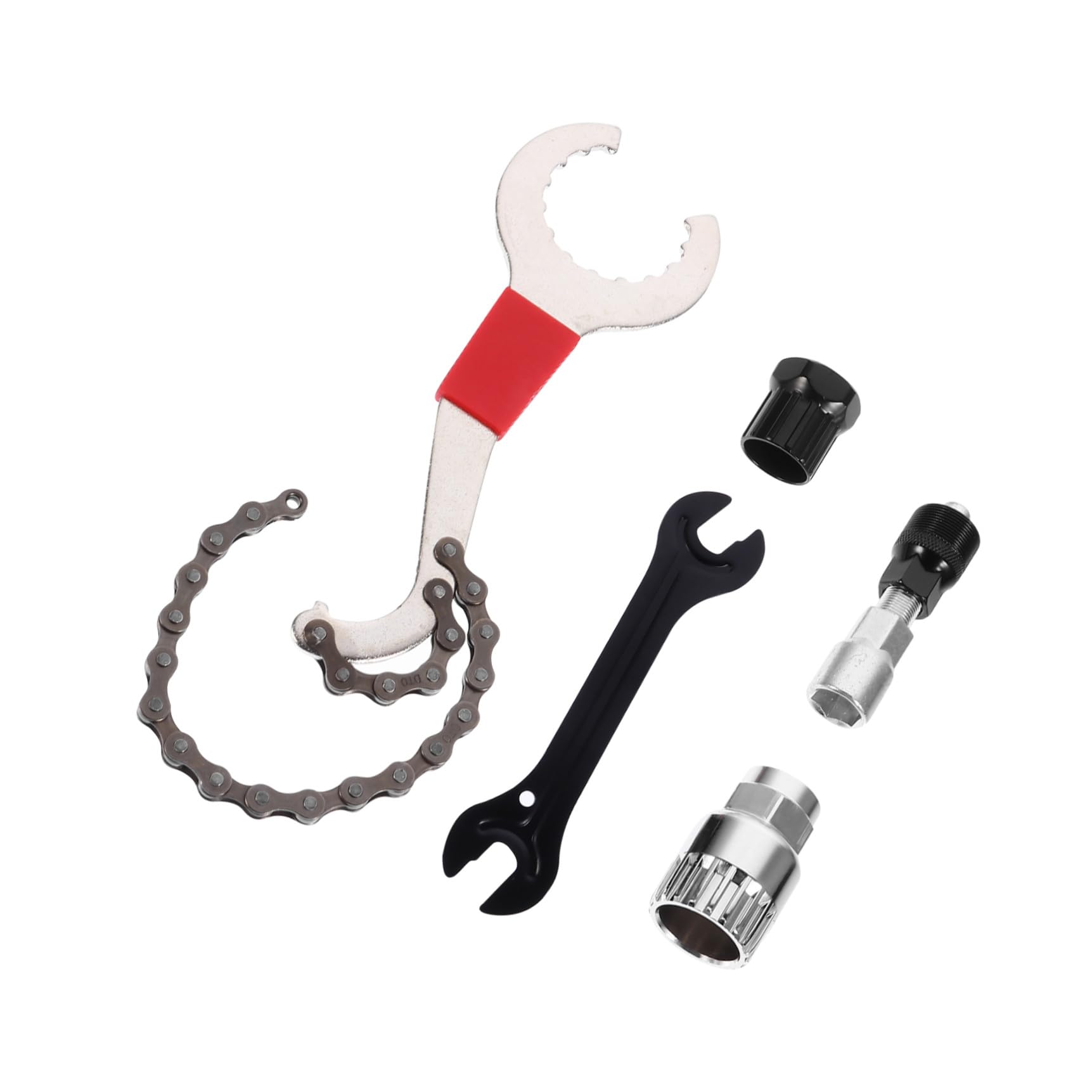 Set di Attrezzi per La Riparazione della Bici - Kit Completo con Estrattore per Pedivelle Estrattore per Guarnitura E Estrattore per Movimento Centrale per Mountain Bike