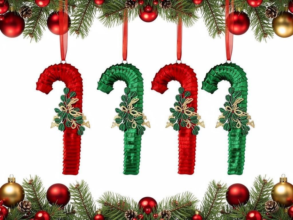 Folkulture Incense Sticks and Christmas Ornament Candy Canes Combo image 3