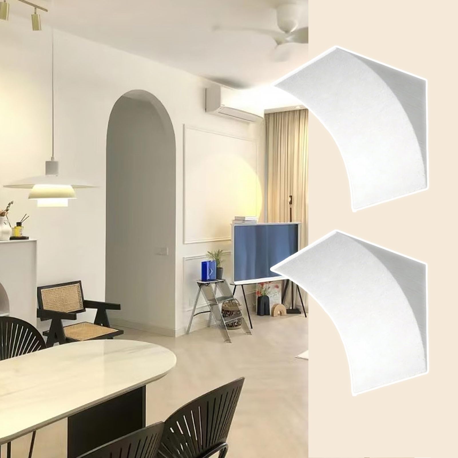 Moldes para arcos de puertas para corregir arcos deformes con moldura curva precurvada 8