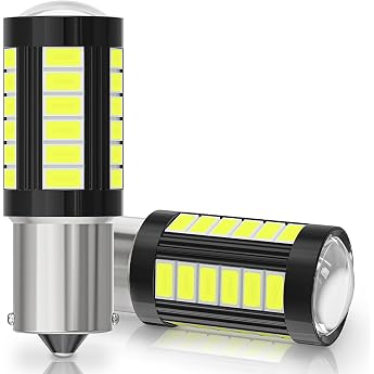 1156 12 V Bulb 5 W Super Bright White 6000 K for Boat Outdoor Landscape Lighting etc. Pack of 2 For boat outdoor landscape lighting etc [Energy Class D]