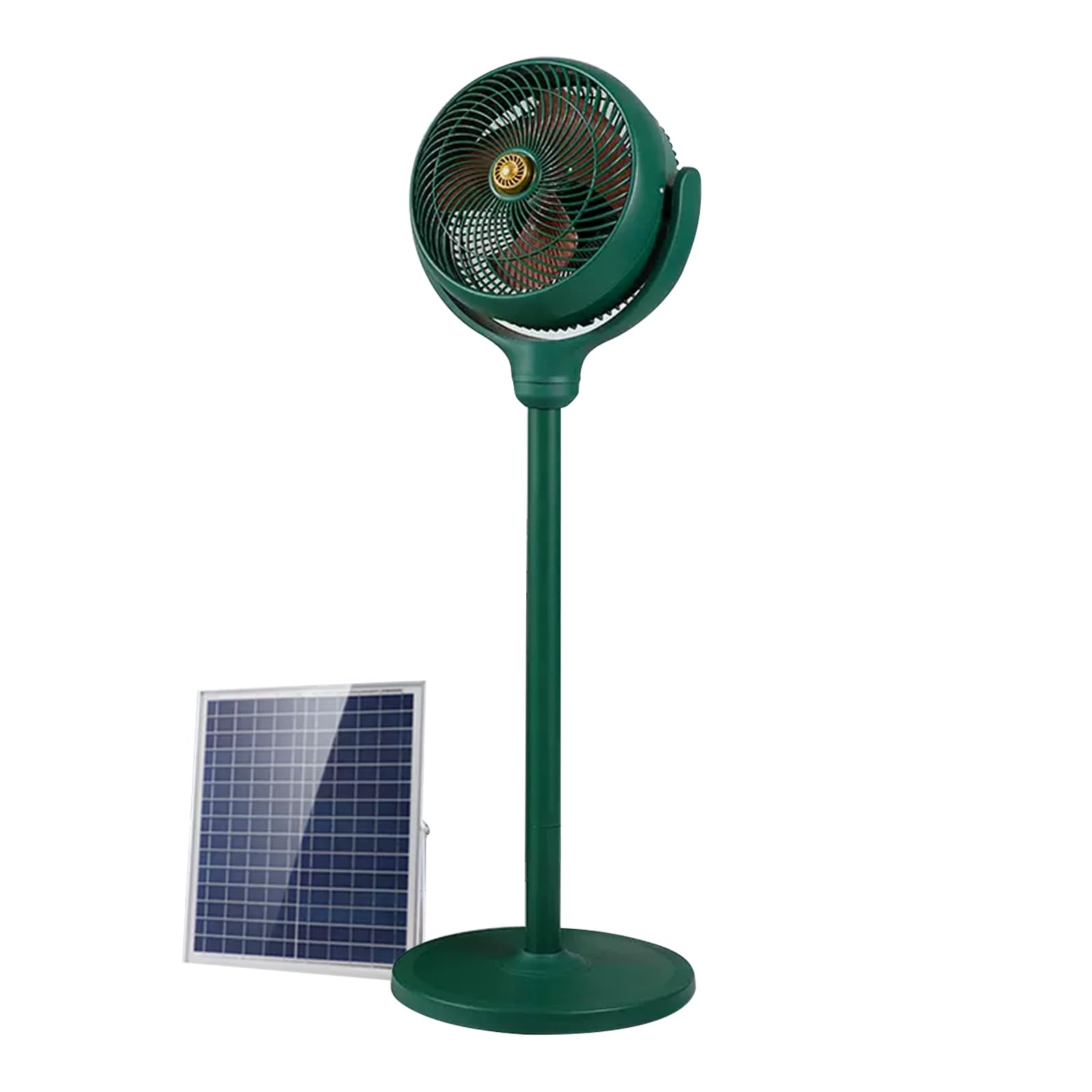 Ventilador de circulación solar con temporizador de 8 horas y altura regulable