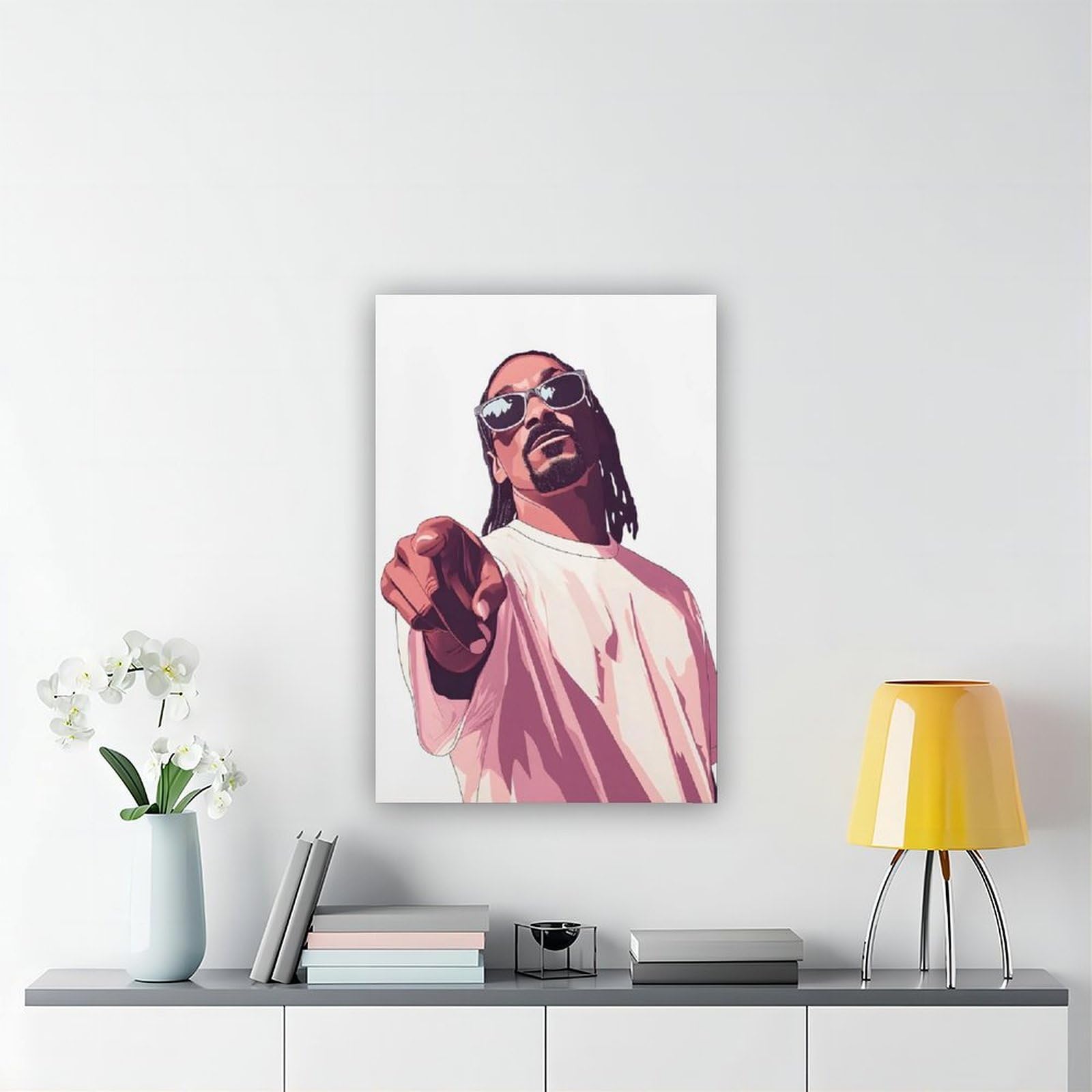 Poster moderno hip-hop su tela da parete decorazione artistica da parete stampa dipinti per soggiorno camera da letto decorazione 61 cm L x 91,4 cm W