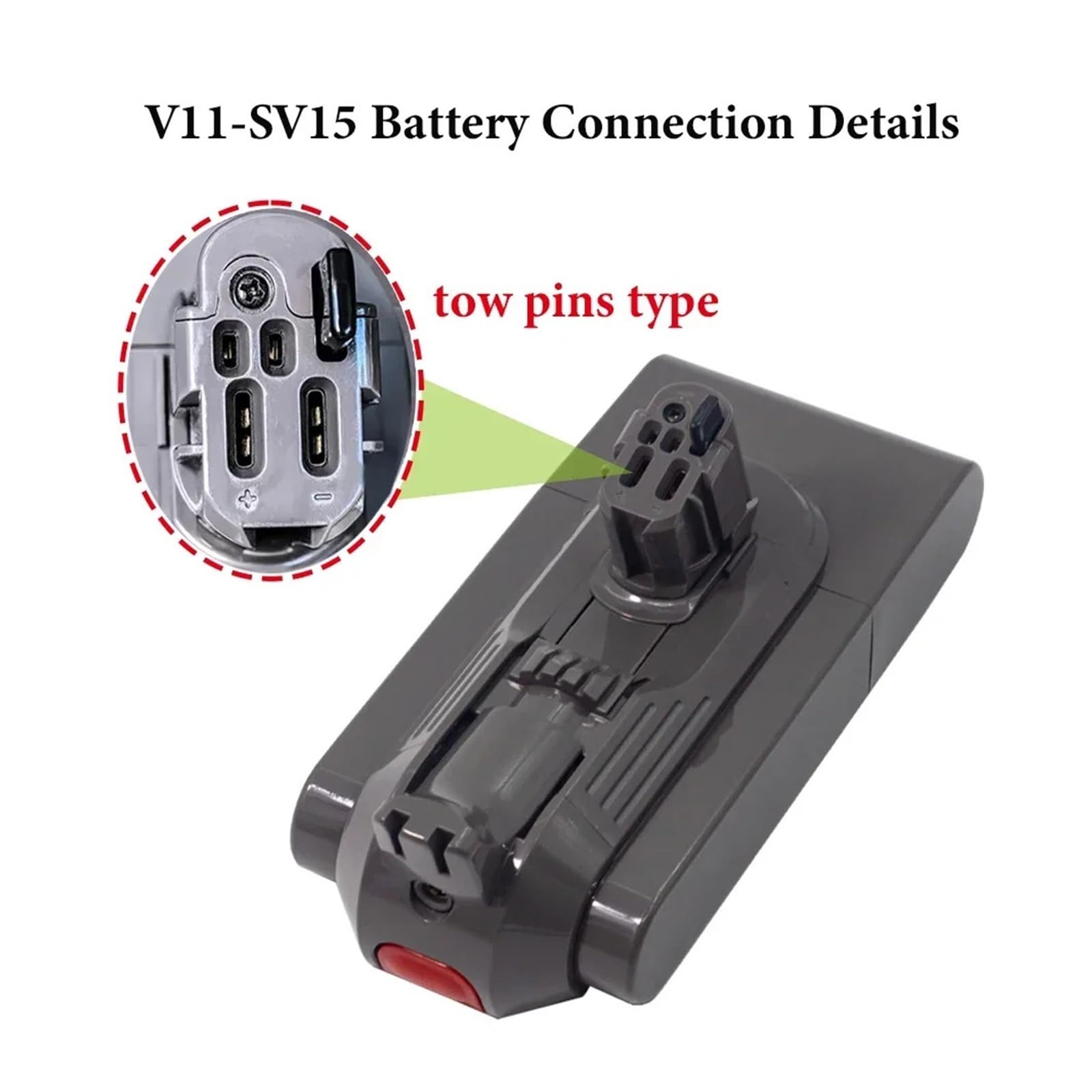 Amazon.com: 25.5V 6000mAh Battery, Compatible for Dyson V12