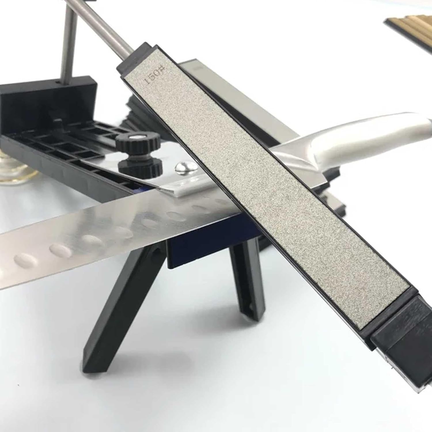 12 Pcs Diamond Sharpening Stones Set, diamond knife sharpening stones with a Non-Slip Base for Ruixin Sharpener (SET-A)