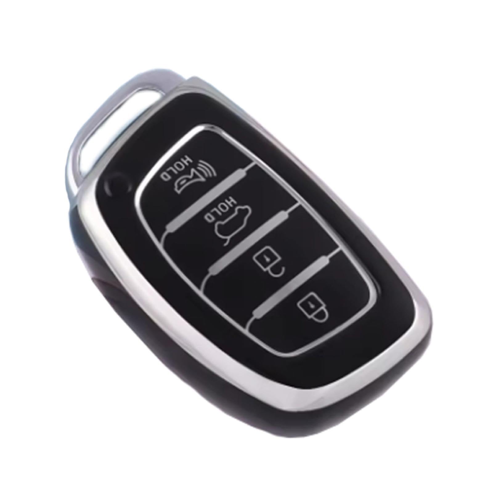 Coque clé Hyundai en TPU haut de gamme protection éclatante