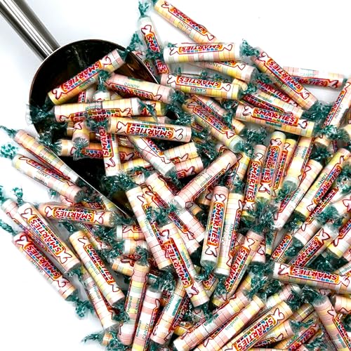 Smarties Tropical Flavor Candy Rolls -1 Pound Bag of Classic Candy Delights - Individually Wrapped Bulk Smarties Candies - Movie Theater Candy Bulk