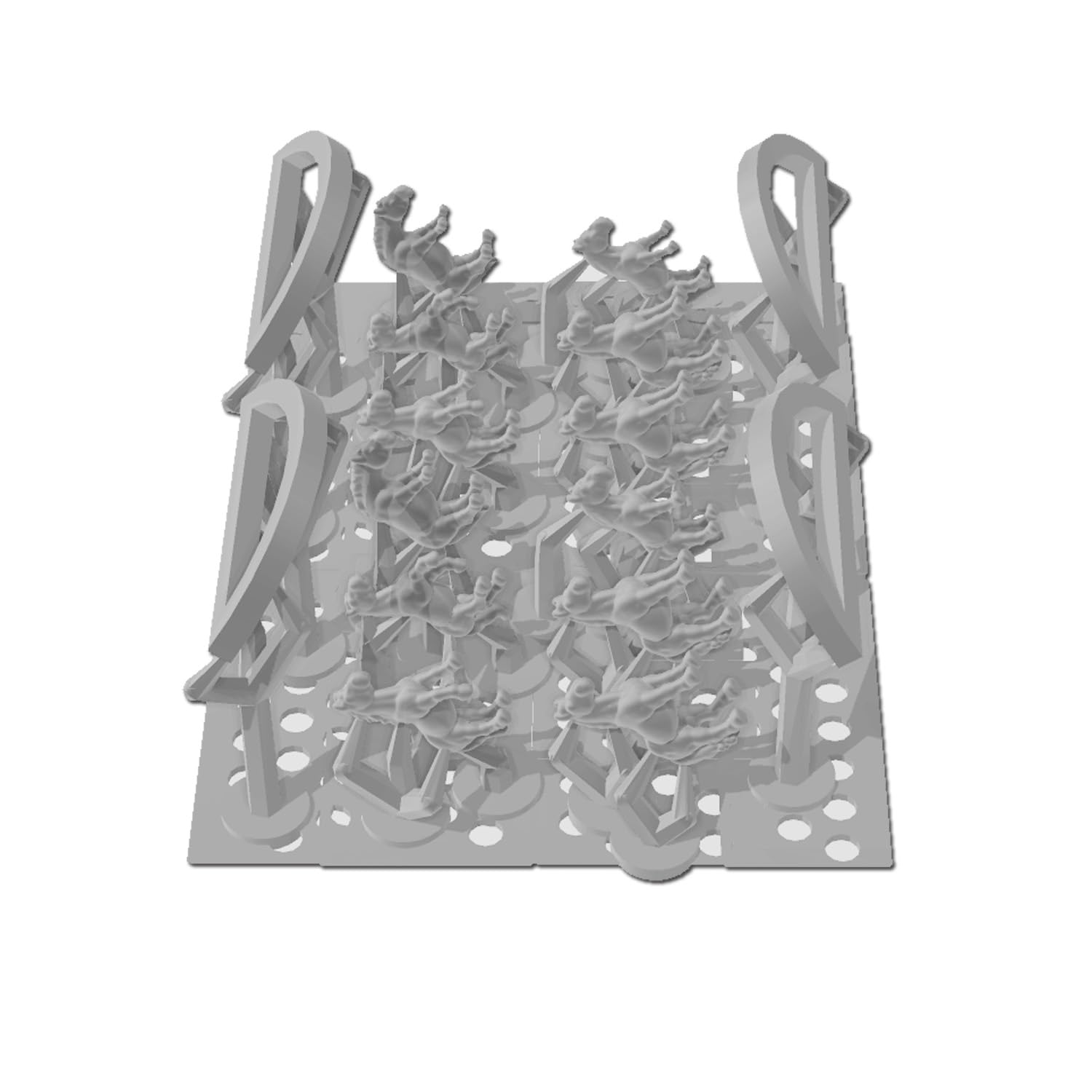 Outland Models Miniatures Horse Figure Set 1:160 N Scale