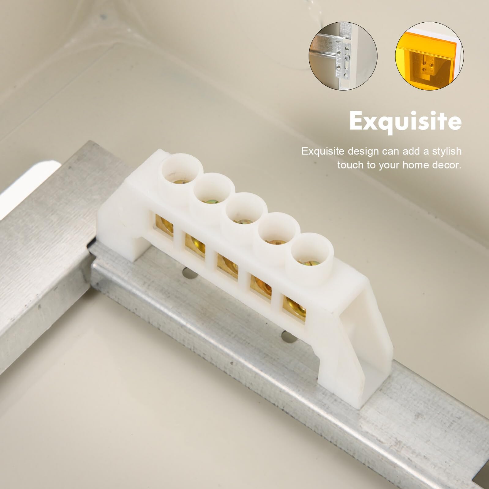 VILLCASE Coperchio Scatola Elettrica Resistente alle Intemperie Scatola in Ferro Piccola Elettrica Esterna di Distribuzione Esterna Interruttore