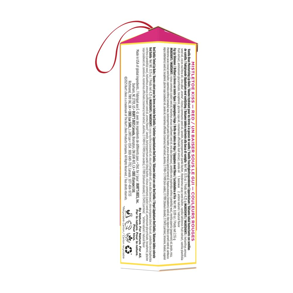 BURTS BEES Mistletoe Kiss Red Holiday Gift Kit, 1 EA