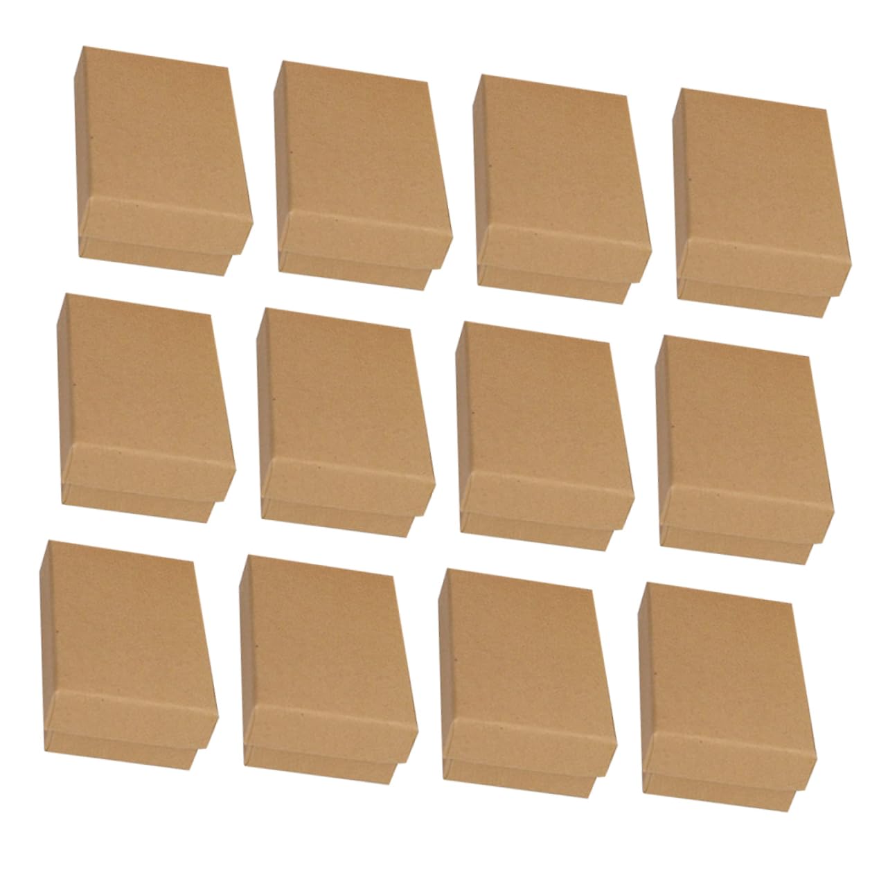 Boîtes petites en papier kraft Healvian : le coffret à bijoux rétro haut de gamme