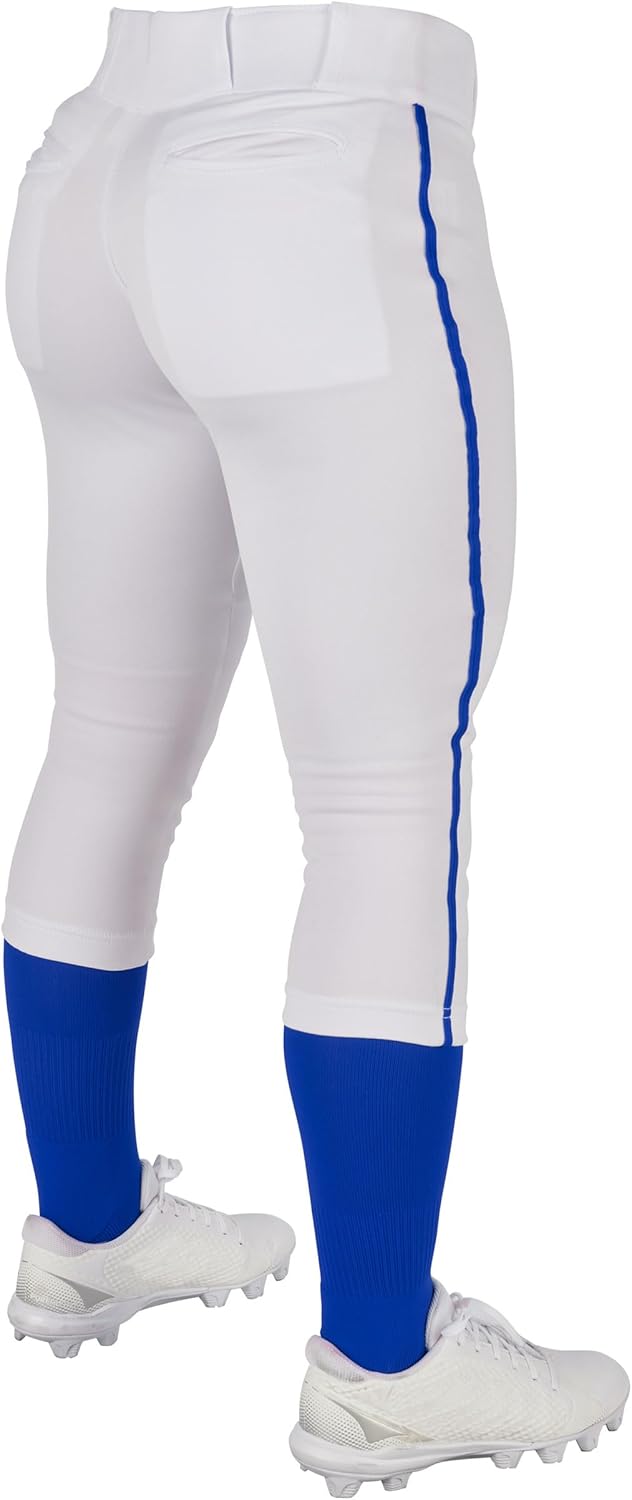 Champro Womens Tournament Traditional Low-Rise Softball Pants with Braid - Image 3