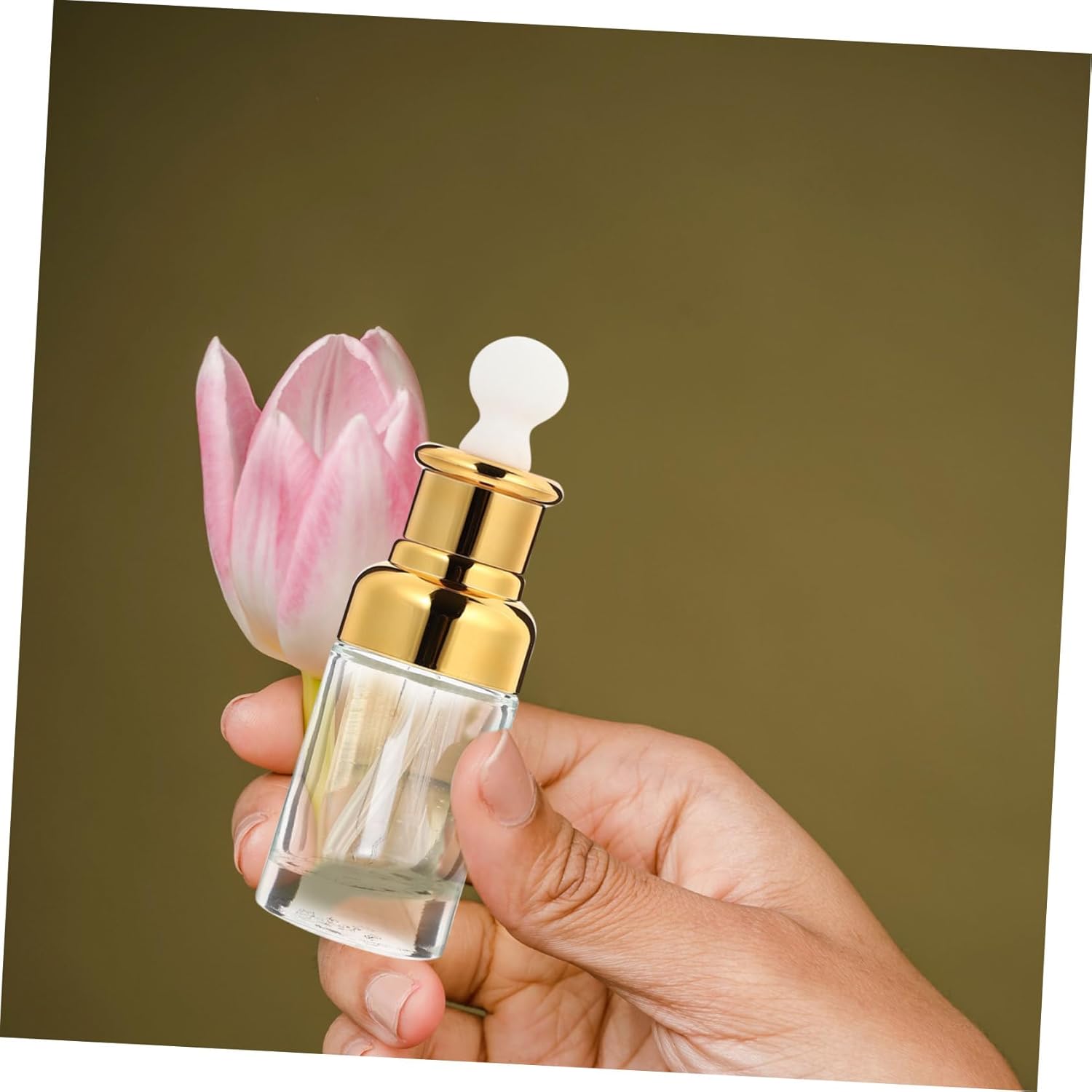 10pcs Multi-functional Essential Oil Bottles Droppers Glass Perfume Sample Vials Leakproof