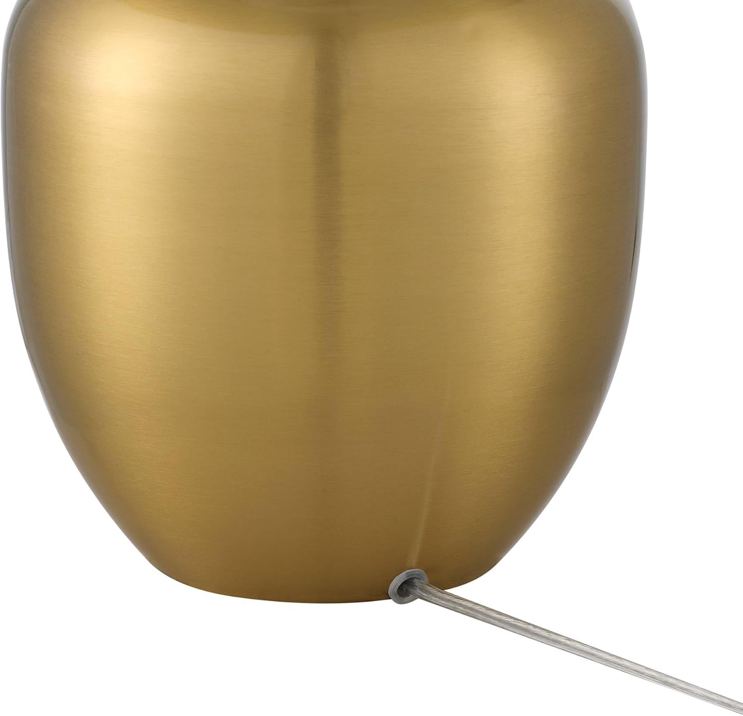 Becca 22" High Urn Small Modern Accent 3-Way Table Lamps Set of 2 Gold Brass Finish Metal Fabric White Shade Living Room Bedroom Bedside Nightstand House Office Home Reading Kitchen - 360 Lighting