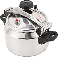 Vista 9 de Recipiente a presión de aluminio a prueba de explosiones de 3/4 / 5 litros para uso doméstico y comercial, olla a presión, con tapa de apertura