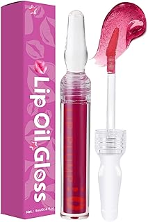 Glossy Hydrating Lip Tint – Oil-Based Shine, ...