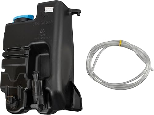 Vista 945 de TRQ Depósito de limpiaparabrisas compatible con Chevrolet Cruze 2016-2019 con luces antiniebla GM1288252 84036025 23365281PFM