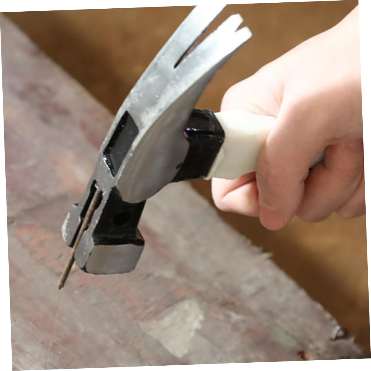 Veemoon Multifunctional Hammer Multi-Purpose Carpenter Hammer Anti-Skid Fixing Claw Nailing Universal Professional Woodworking