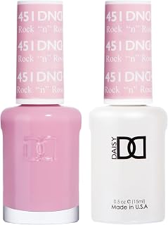 DND Gel Polish Set, Pink Collection, UV/LED GelPolish and Air Dry Nail Lacquer, Matching Chip-Free Polish Duo, 0.5 Fl Oz Each