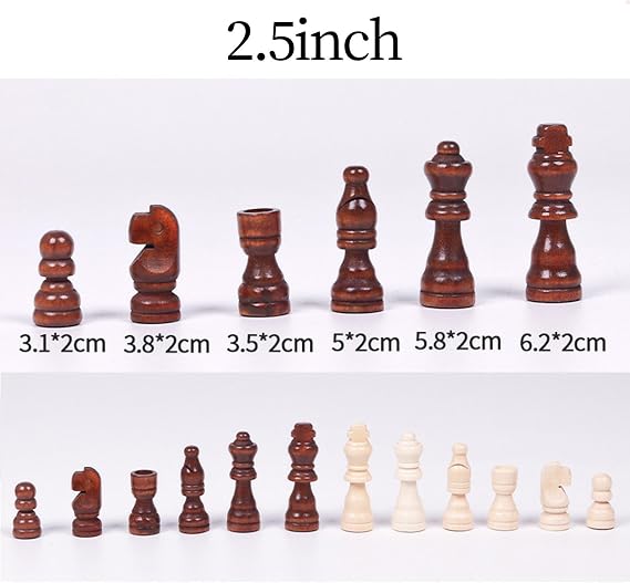 International Standard Tournament Chessmen Unique tional Toys Wooden Chess Pieces For Skill Advancement Wooden Chess Pieces Replacement Board Games