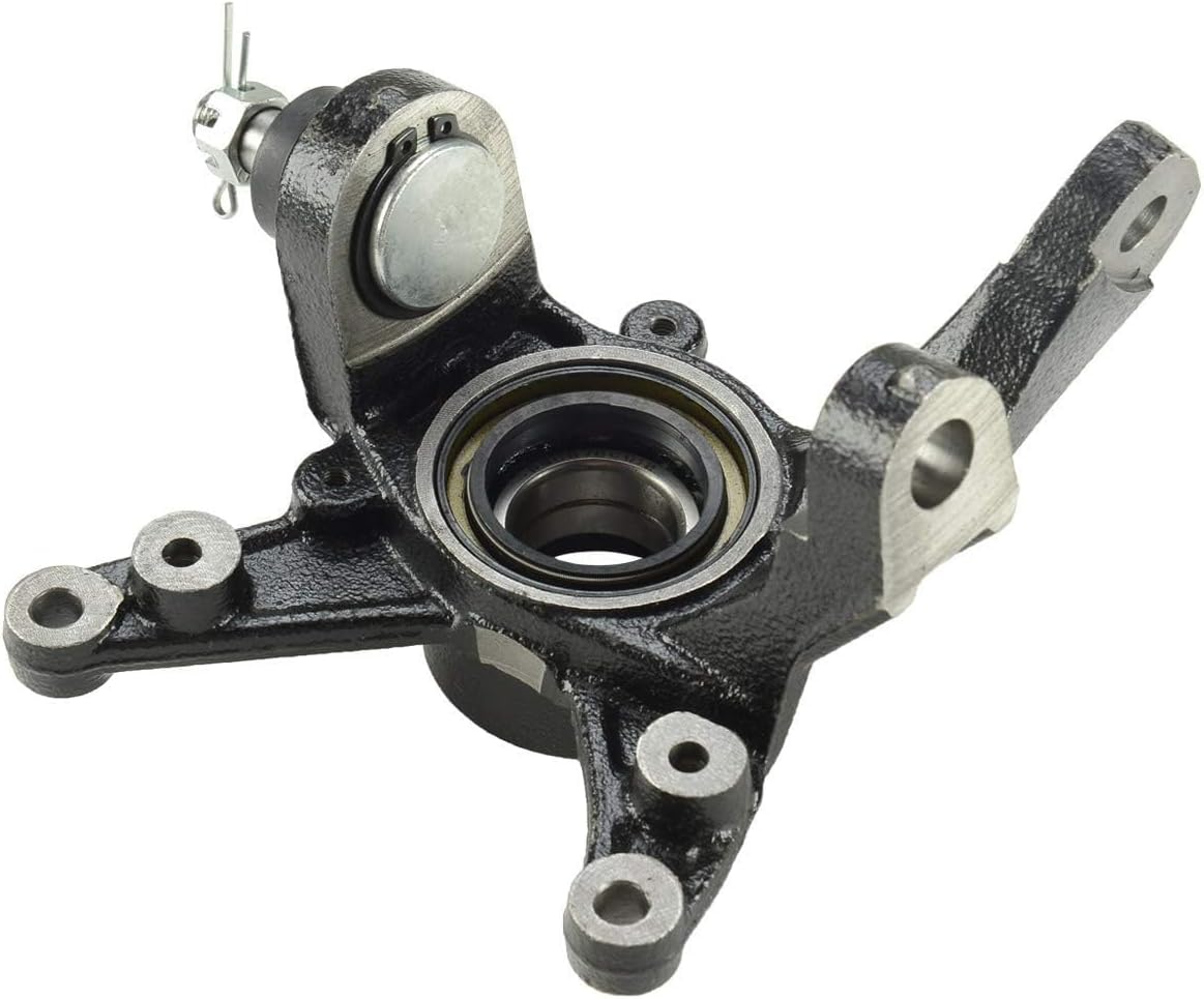 A-Premium Front Left Suspension Steering Knuckle Spindle with Ball Joint Compatible with Honda TRX420 2007-2014, Driver Side