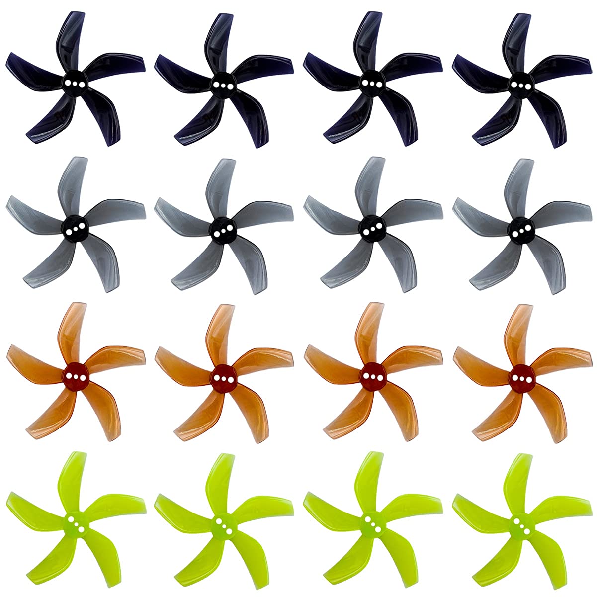 Amazon.com: GEMFAN D51 2020 5-Blade PC Props 1.5mm Compatible 1204