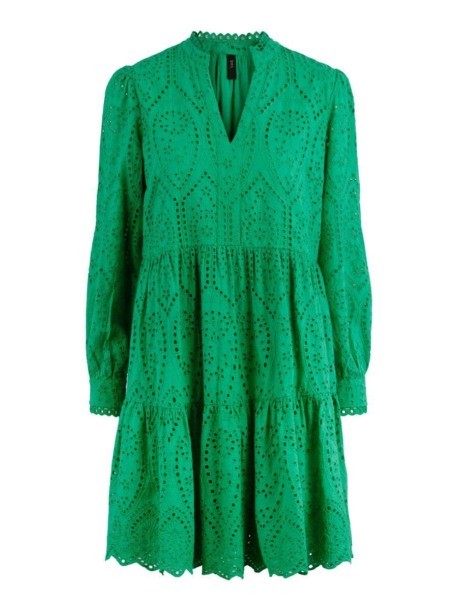 YAS Women's Yasholi LS Dress S. Noos Dress, Jelly Bean, S