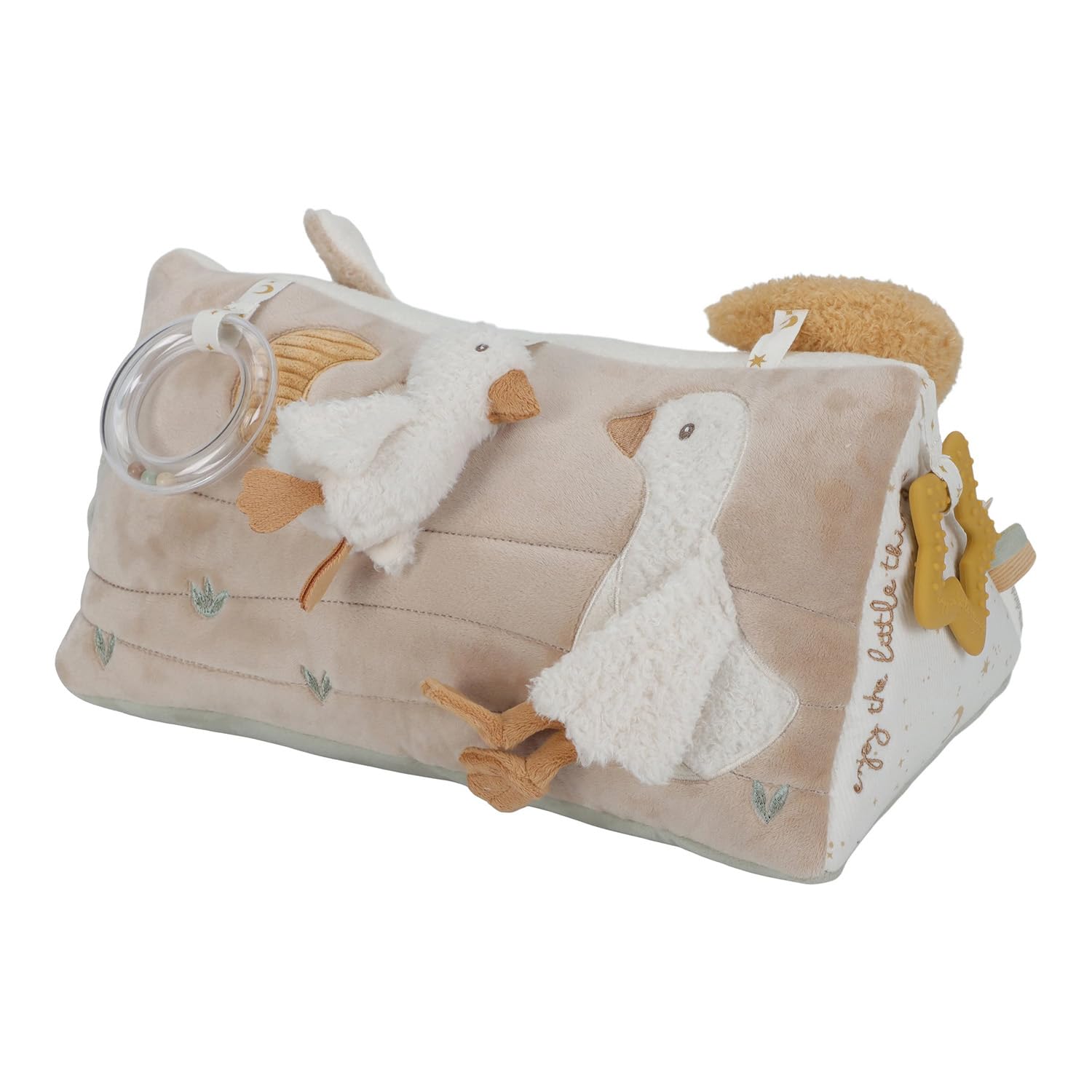 Little Dutch 8423 Tejido Activity Triángulo de Sensación - Newborn Naturals