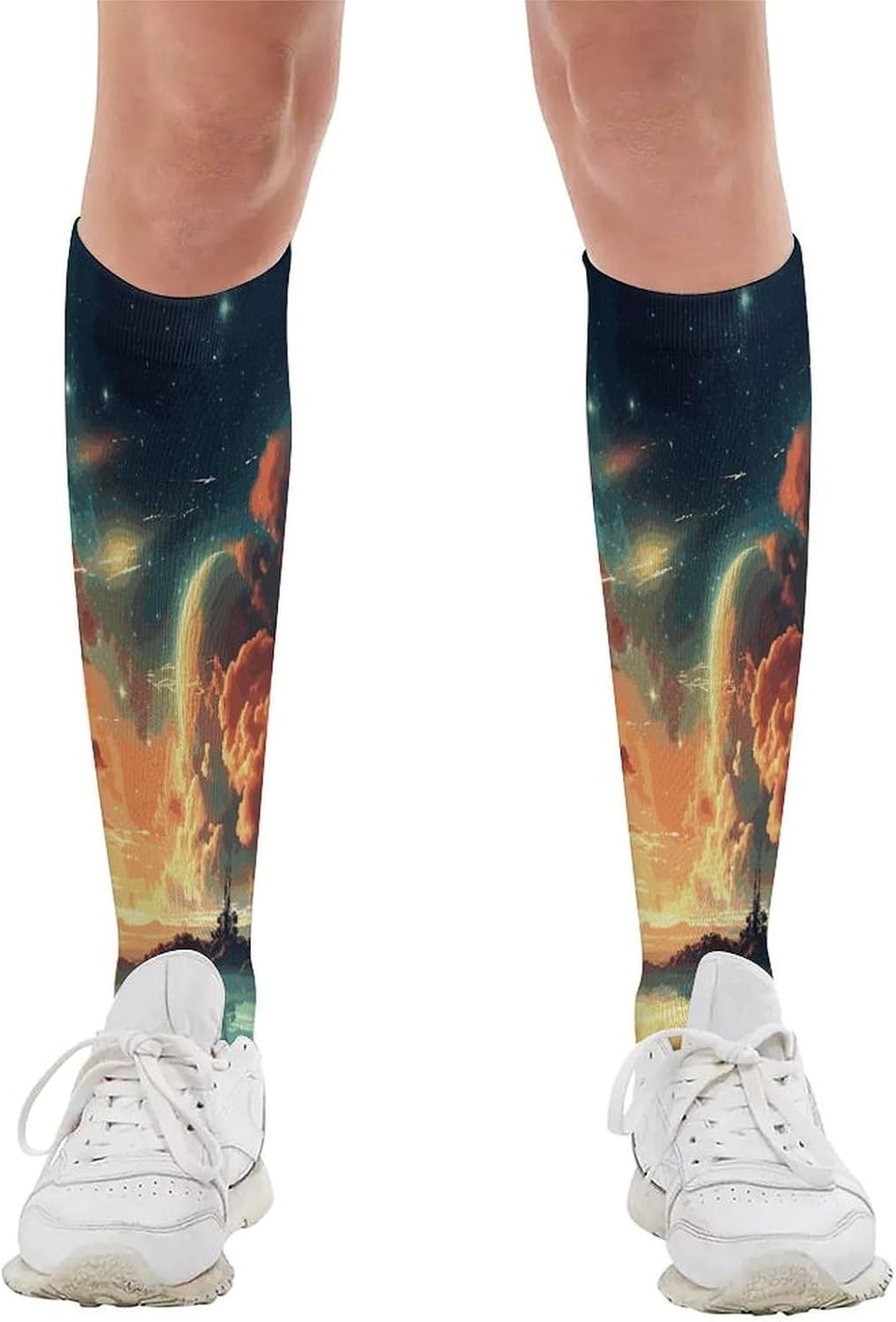 Anime Sky Crew Socks Calf Socks Athletic Crew Sock