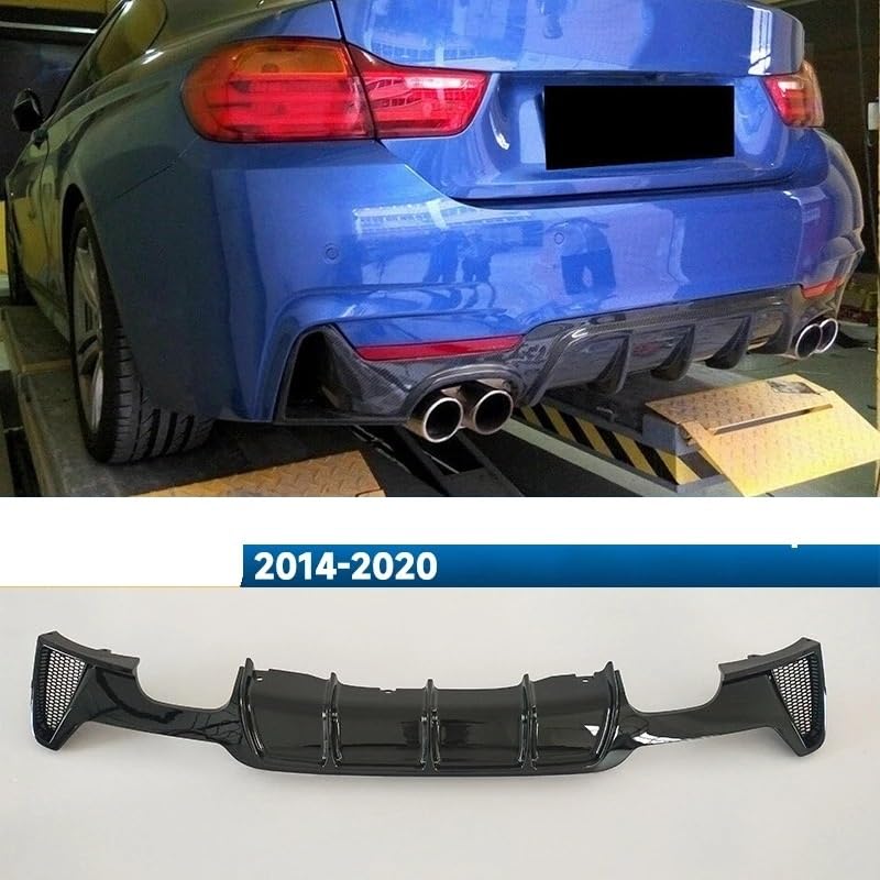Difusor Trasero F32 F33 F36 con Divisor de Cuerpo para Mayor Estabilidad 7