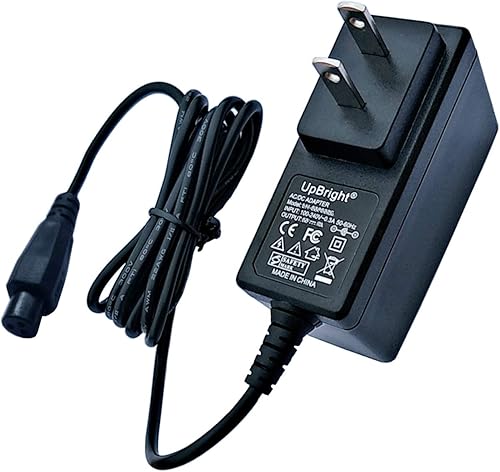 UpBright Adaptador de 3 clavijas ACDC de 12 V compatible con Viro Rides VR 550E 550 E VR550E Scooter eléctrico Little Tikes 648069 486364 648755
