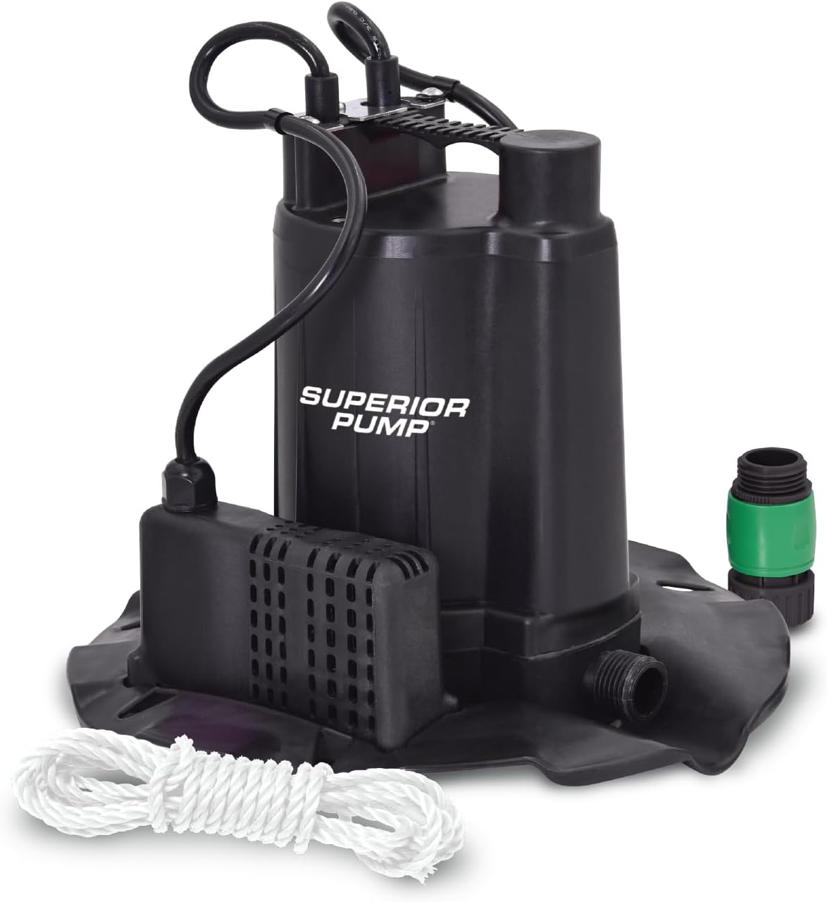 Superior Pump 92392 1/4 HP Automatic Pool Cover Pump, Capacity of up to 1380 GPH