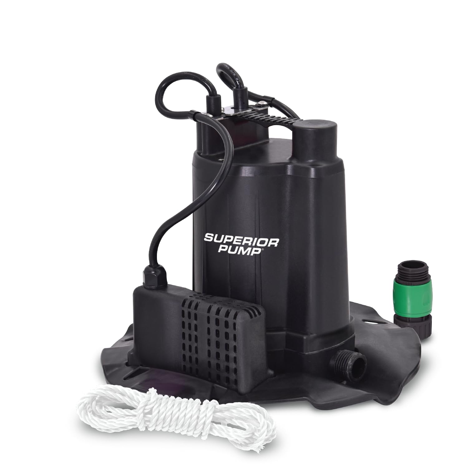 Superior Pump 92392 Pool Cover Pump, 1/4 HP | Automatic On/Off