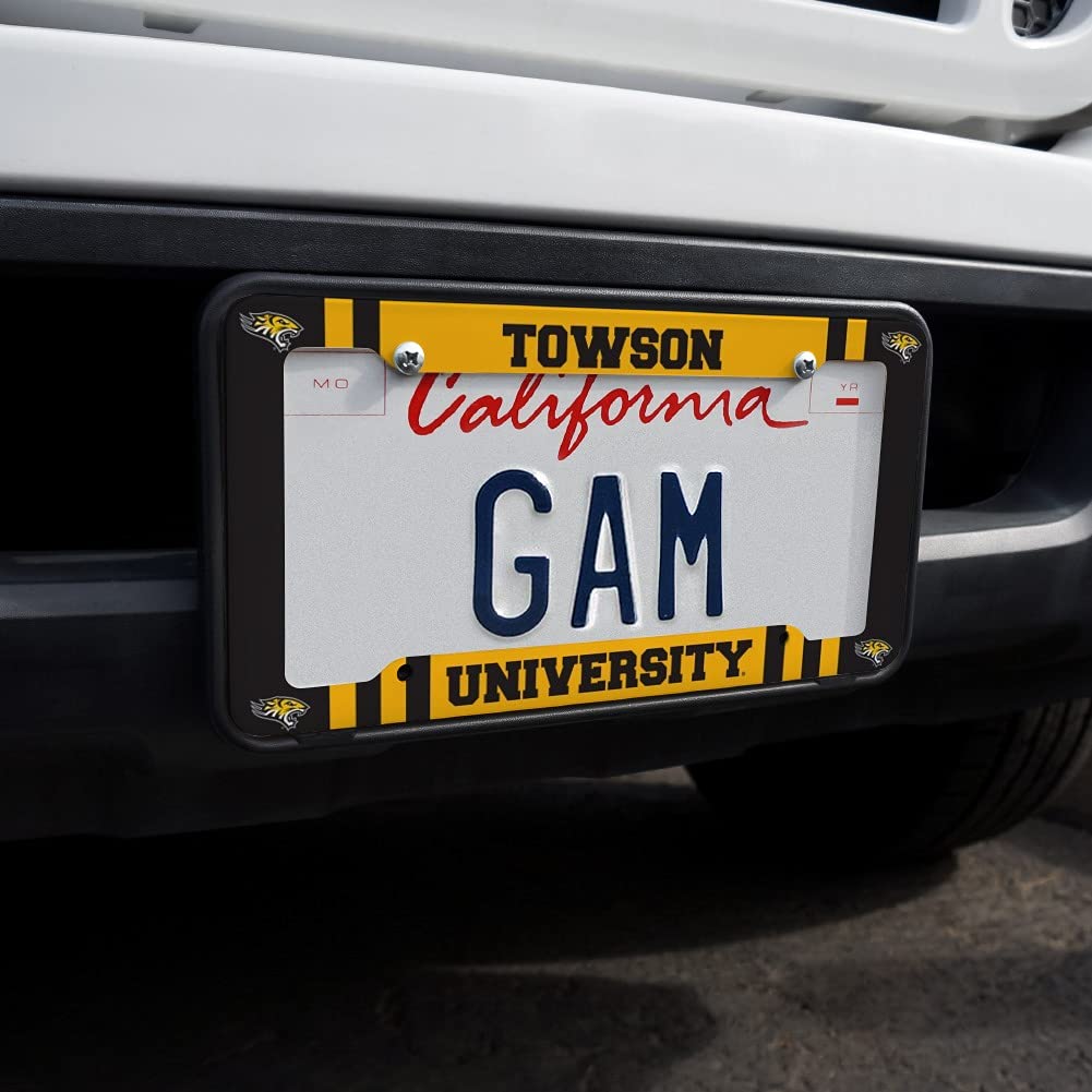 GRAPHICS & MORE Towson University Primary Logo License Plate Tag Frame