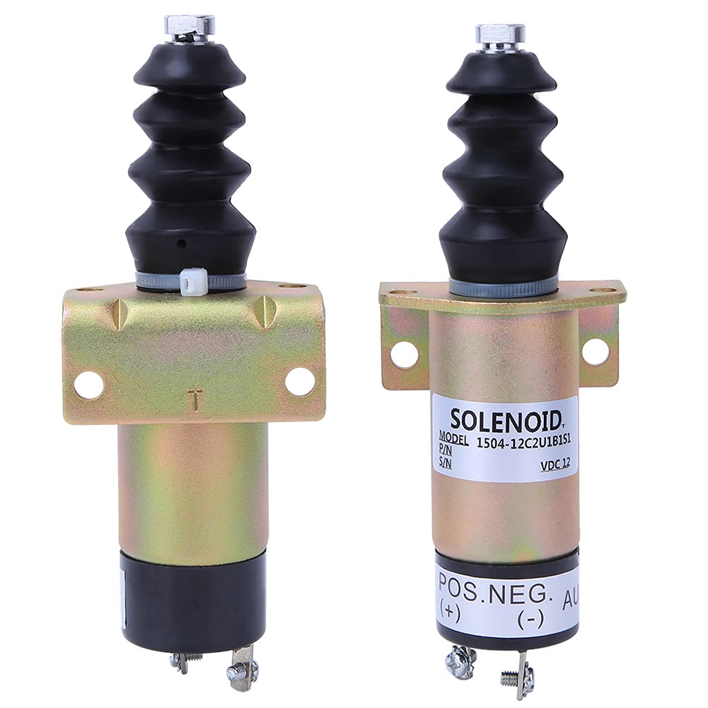 Valvola Solenoide Per Spegnimento Carburante, In Lega Di Alluminio, 12V DC, Compatibile Con Scavatore SA-4561-T