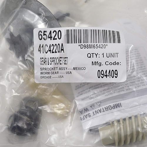 Miniatura 2 de Liftmaster Chamberlain Craftsman Kit de abridor de puerta de garaje Comp Gear para 41A5021