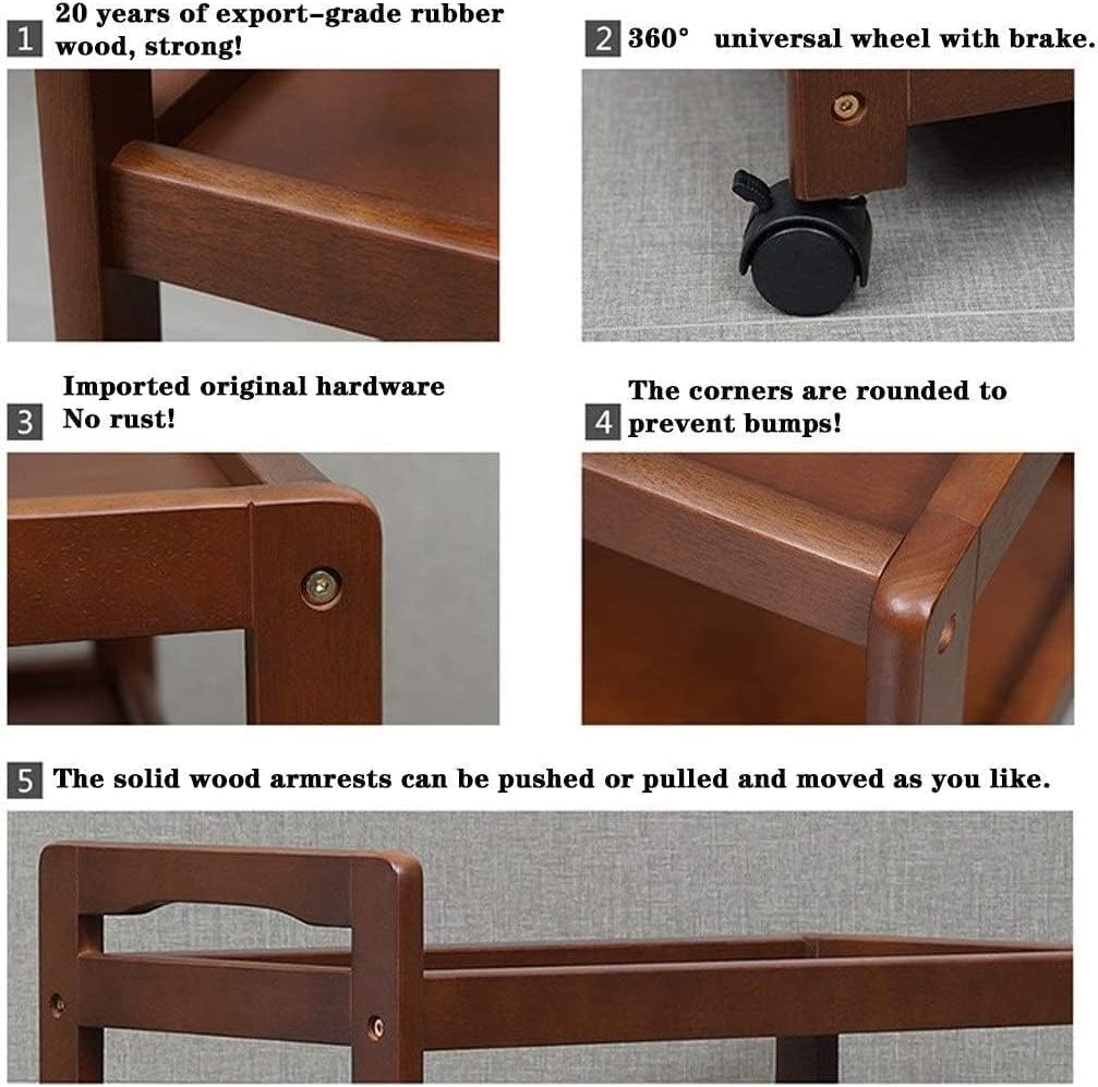 北海道手作り家具 ナラ材 木製 ワゴン 勇峰工芸（新）