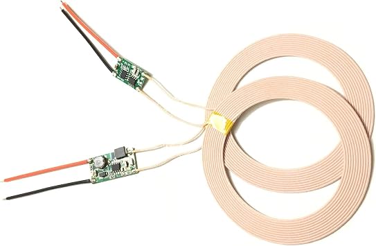 Taidacent 12V Transmitter 20mm 5V 800mA Output Wireless Inductive Coil Wireless Inductive Modules Wireless Charging Module