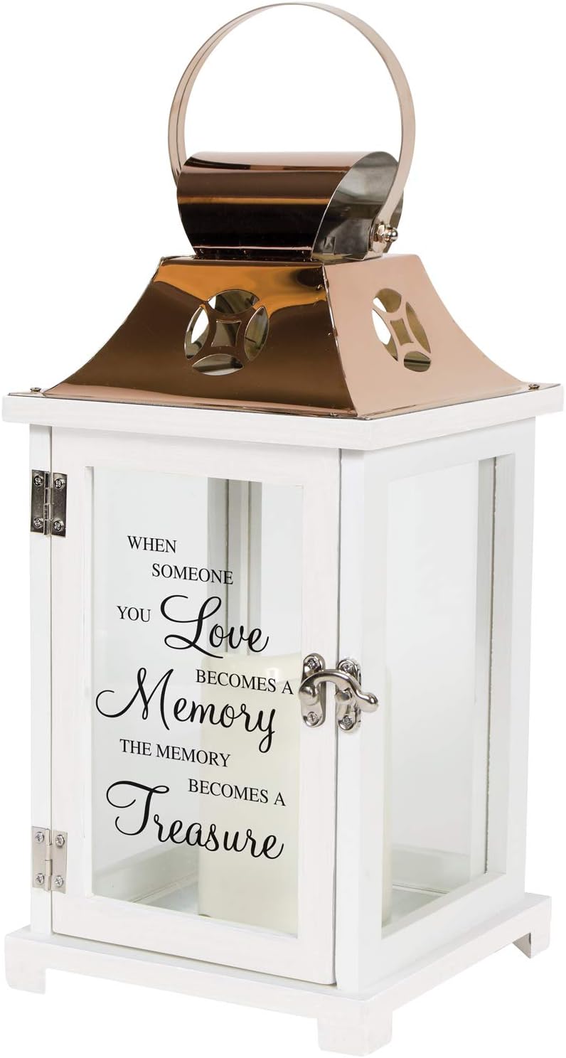 Home Accents 185955 A Memory Becomes a Treasure Flameless Candle Lantern