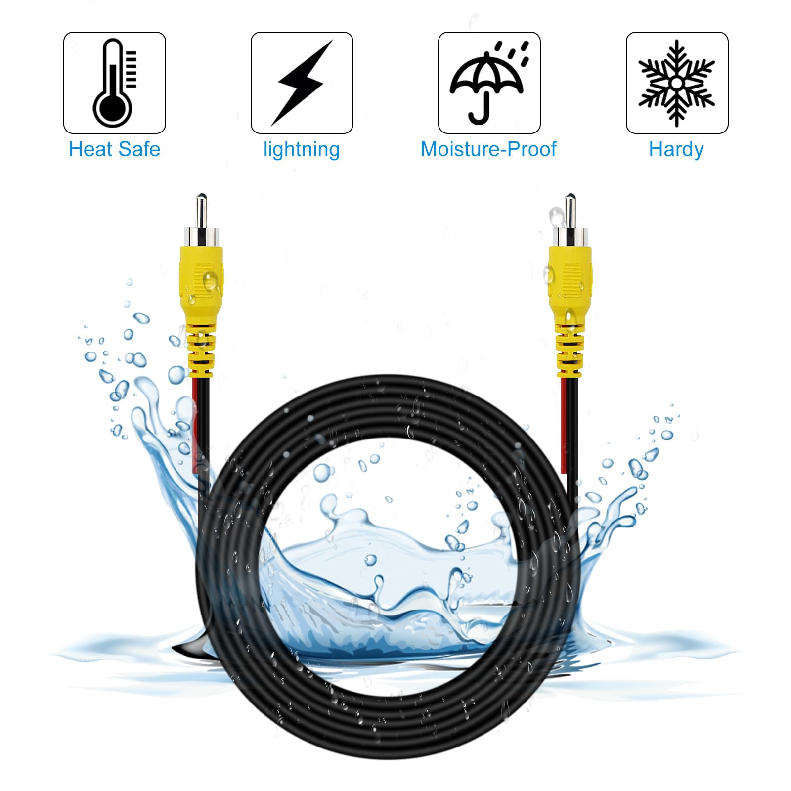Amazon.com: VOJKOREL Upgraded Double Shielded RCA Video Cable for