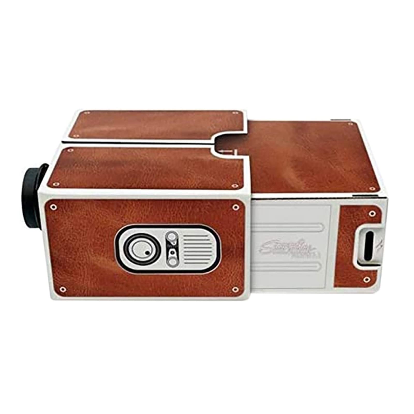 Proiettori Proiettore Cinematografico, Proiettore Smartphone Portatile in Cartone Famiglia/Festa/Compleanno Ecc. Proiettore Audio Home Theater Per L'Intrattenimento Domestico Proiettori Di Illuminazio